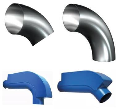 Yuksek Vakumlu Boru Sistemleri Icin Dirsekler